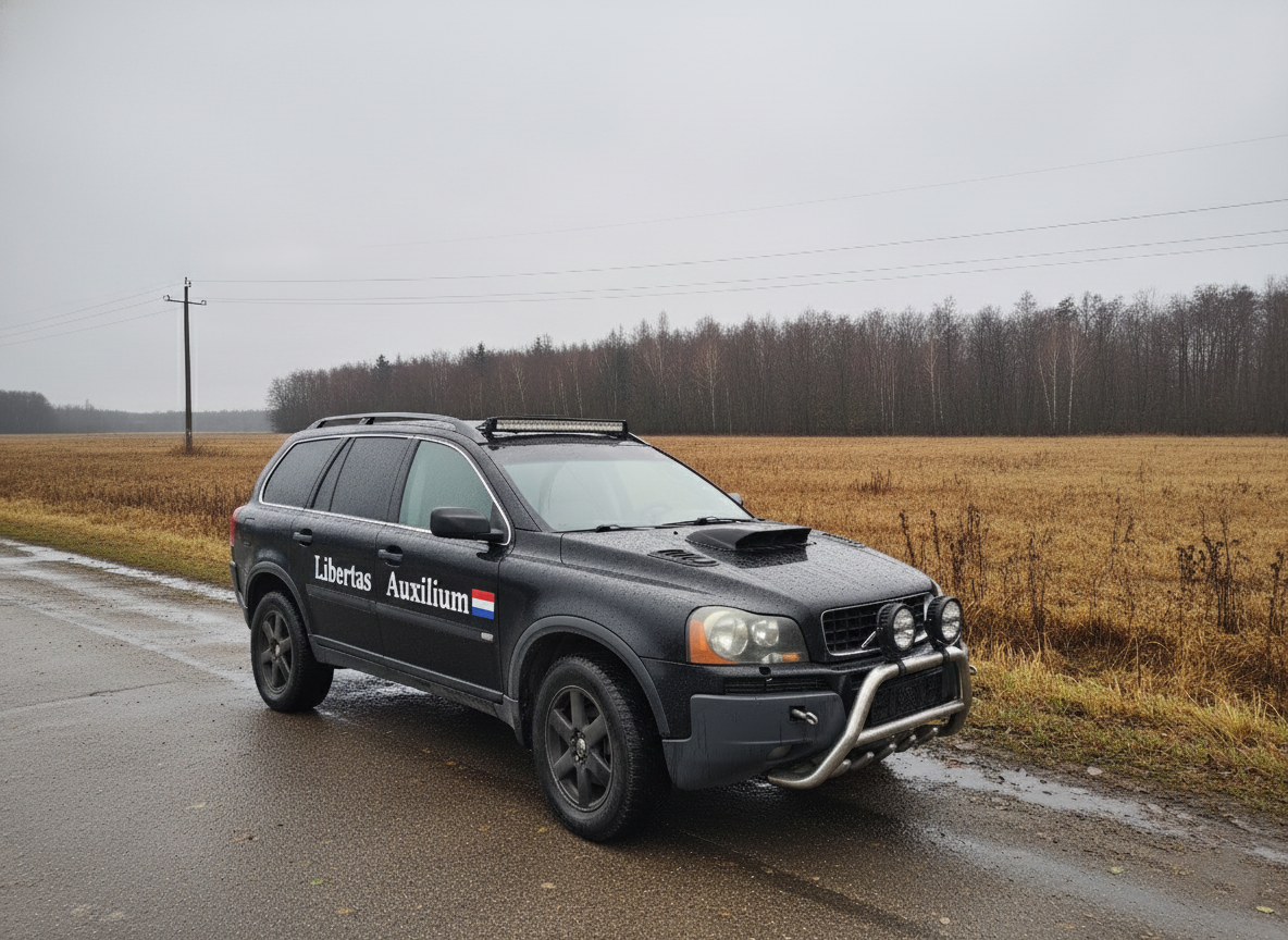 Vehicle ready for delivery to Ukraine